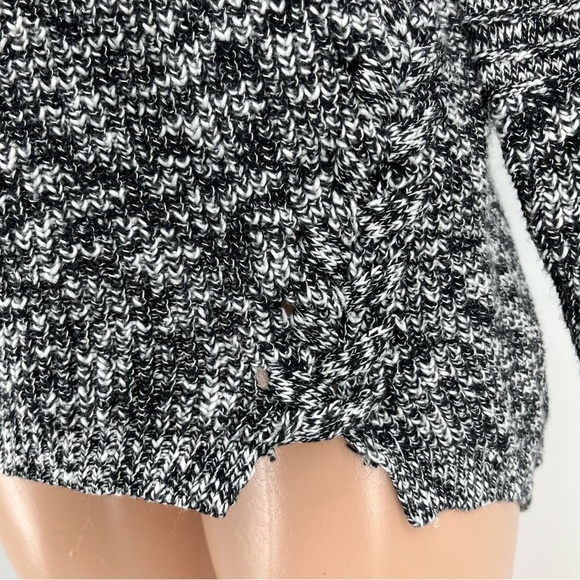 NWT Express Braided Side High-Low Cotton Knit Sweater - Picture 7 of 14